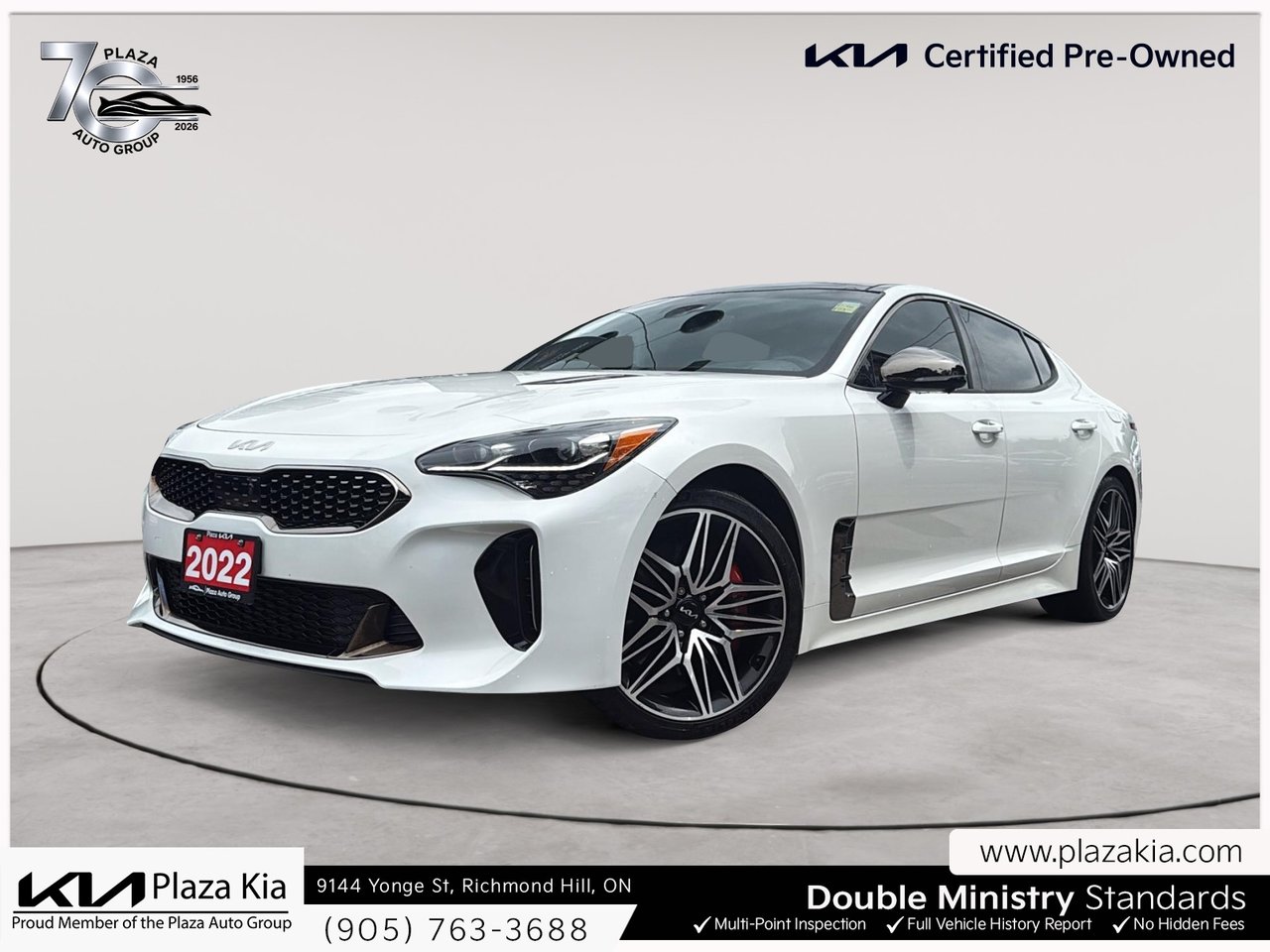 SWP-211-SNOW_WHITE 2022 Kia Stinger GT Limited AWD Sedan Automatic
