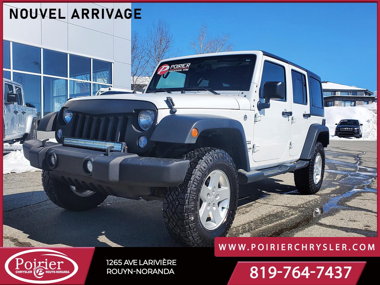 Used 2016 Jeep Wrangler Unlimited with 79,300 km for sale at Otogo