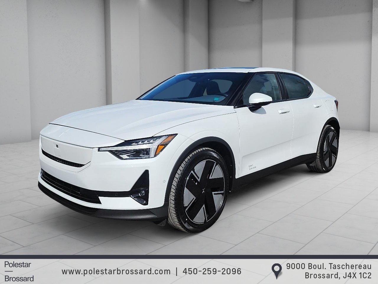 White (Blanc cristal métallisé) 2025 Polestar 2 Sedan  Automatic