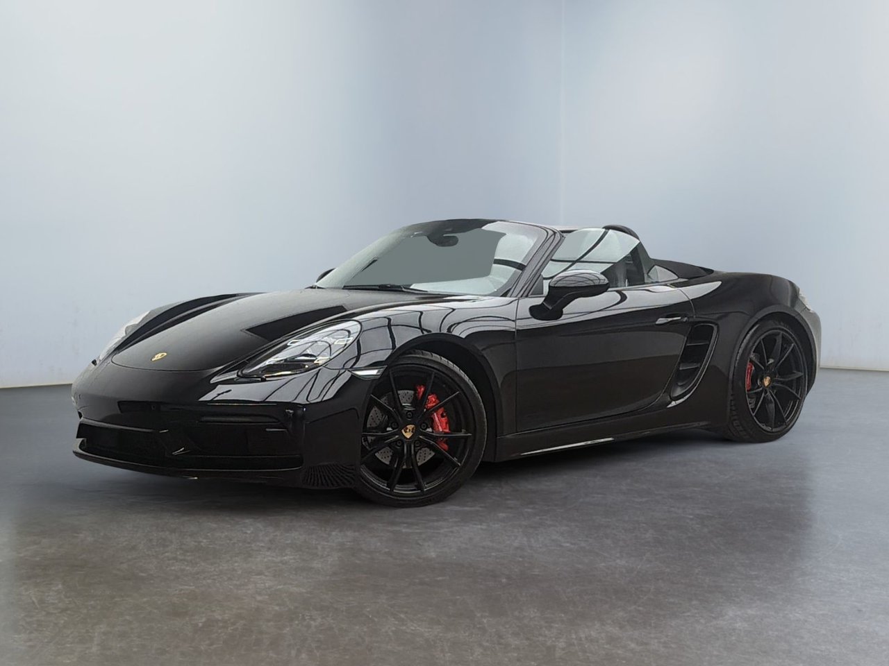 Jet Black Metallic 2018 Porsche 718 Boxster Convertible