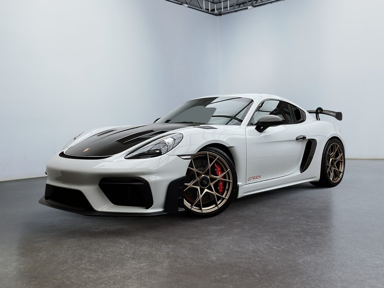 Carrara White Metallic 2023 Porsche 718 Cayman Coupe Rear-Wheel Drive Automatic