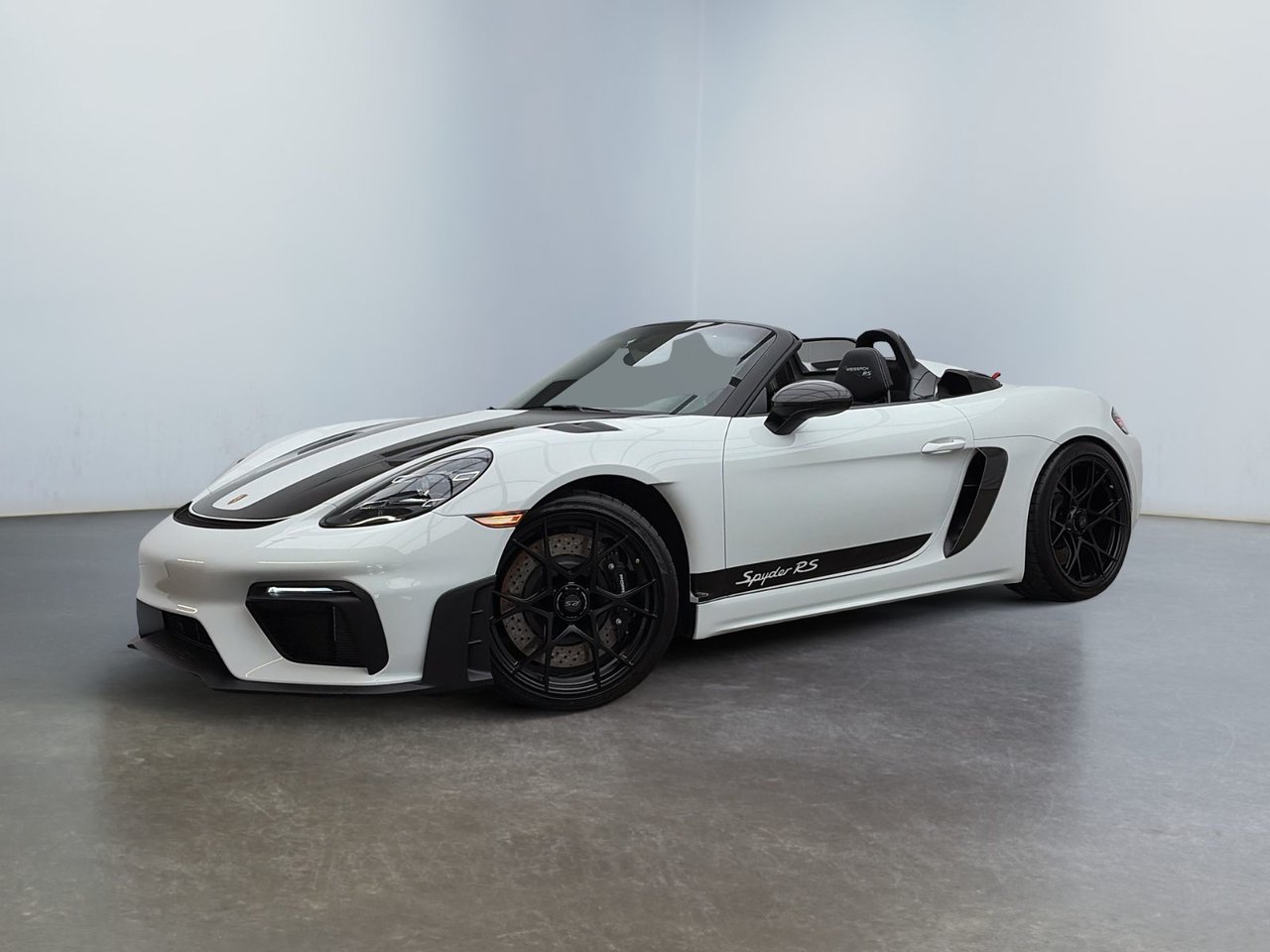 White 2025 Porsche 718 Boxster Convertible Rear-Wheel Drive Automatic