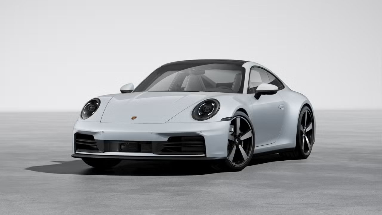 Gray (Ice Grey Metallic) 2025 Porsche 911 Coupe