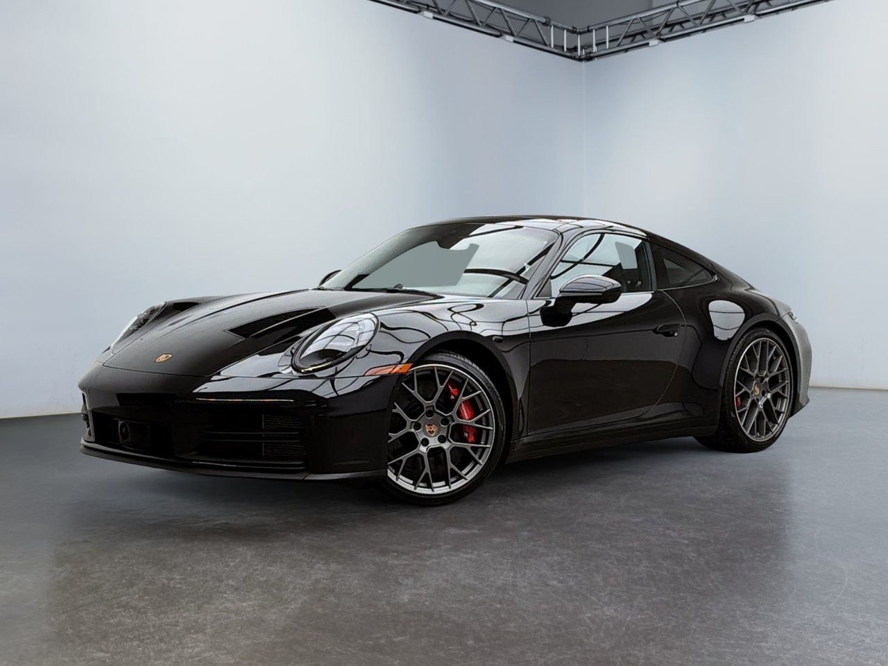 Jet Black Metallic 2025 Porsche 911 Coupe Rear-Wheel Drive Automatic