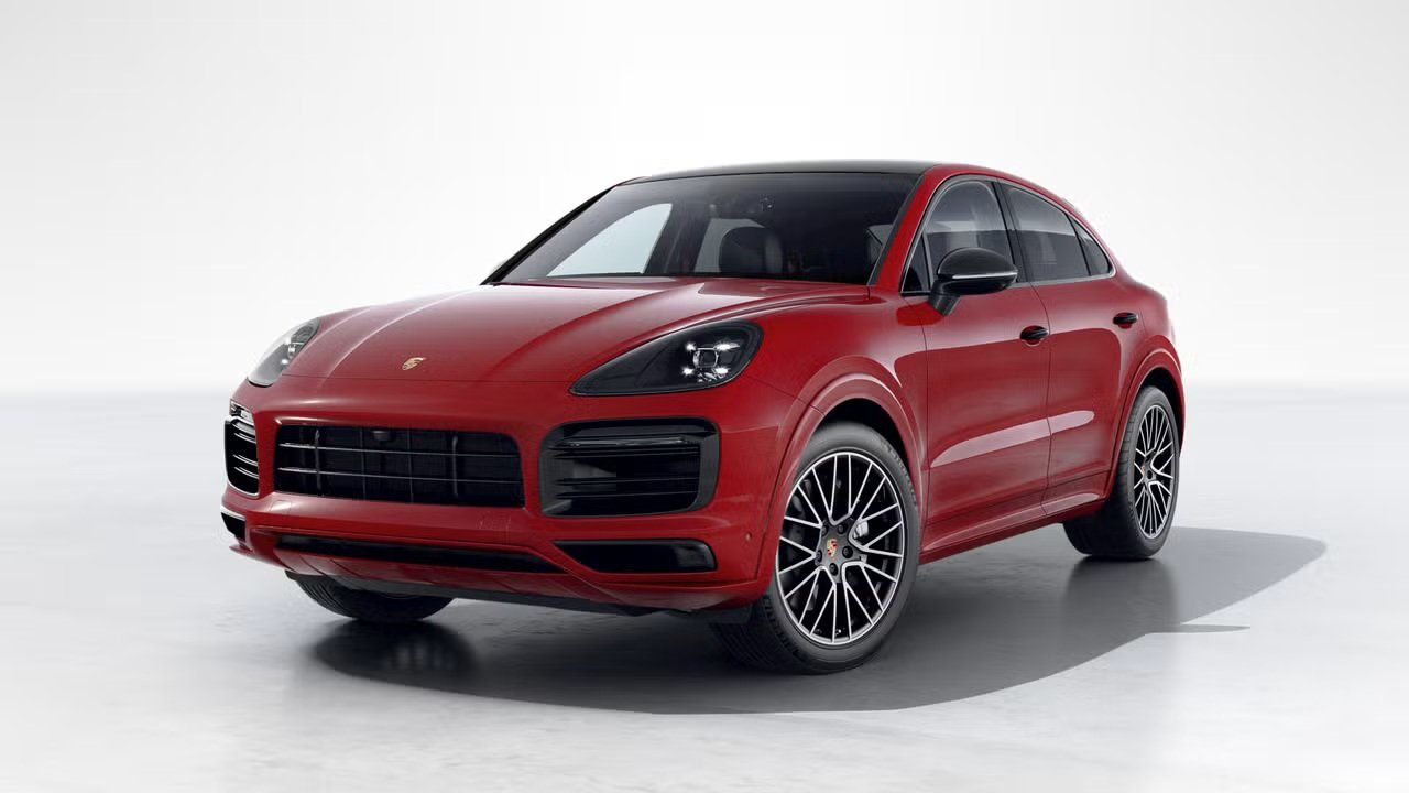 Carmine Red 2022 Porsche Cayenne Coupe   Automatic