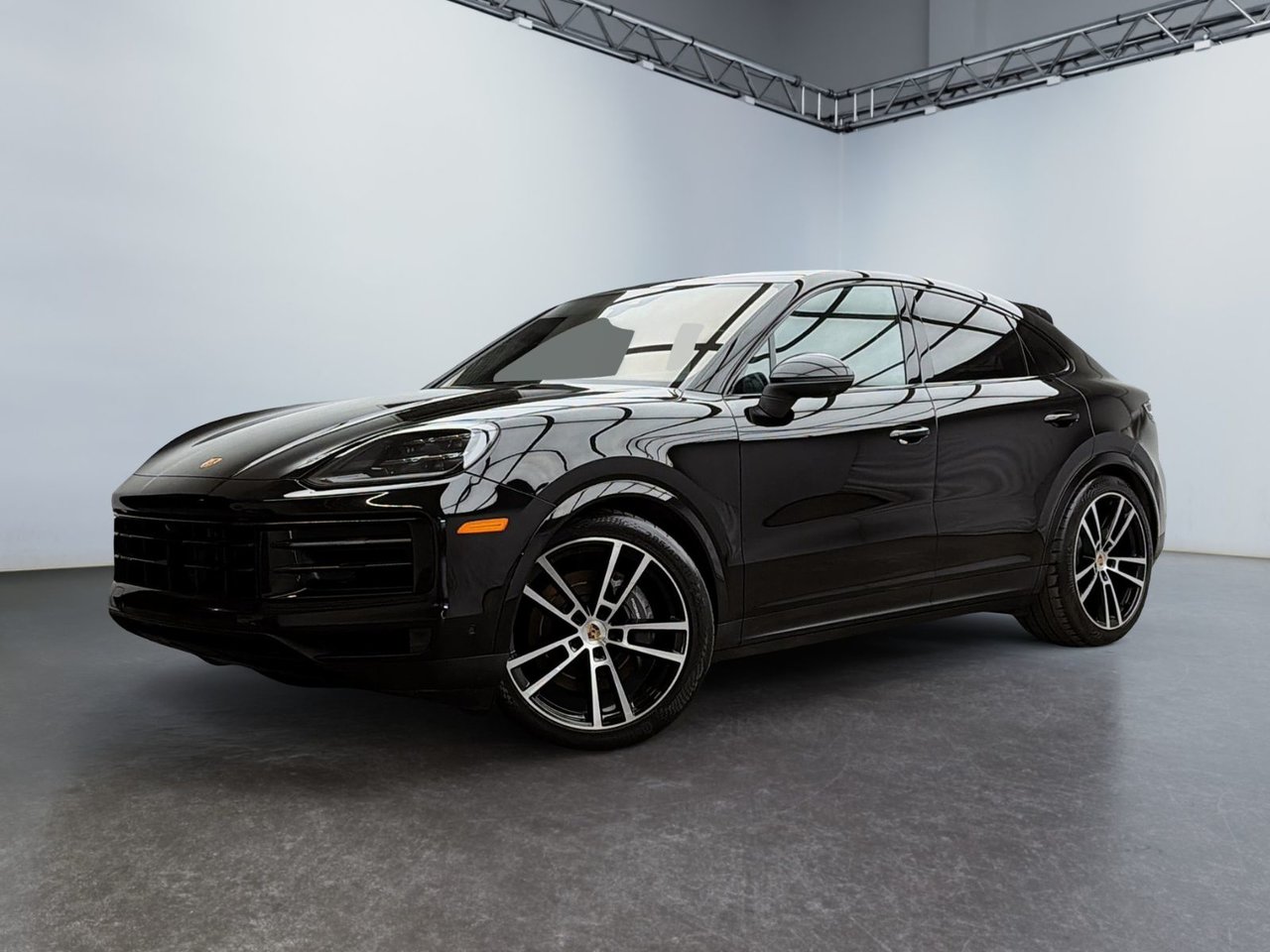 Chromite Black Metallic 2024 Porsche Cayenne Coupe AWD Coupe All-Wheel Drive Automatic