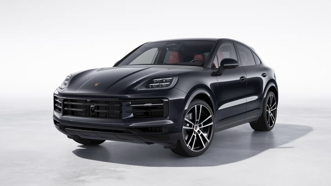 Chromite Black Metallic 2024 Porsche Cayenne Coupe AWD Coupe All-Wheel Drive Automatic