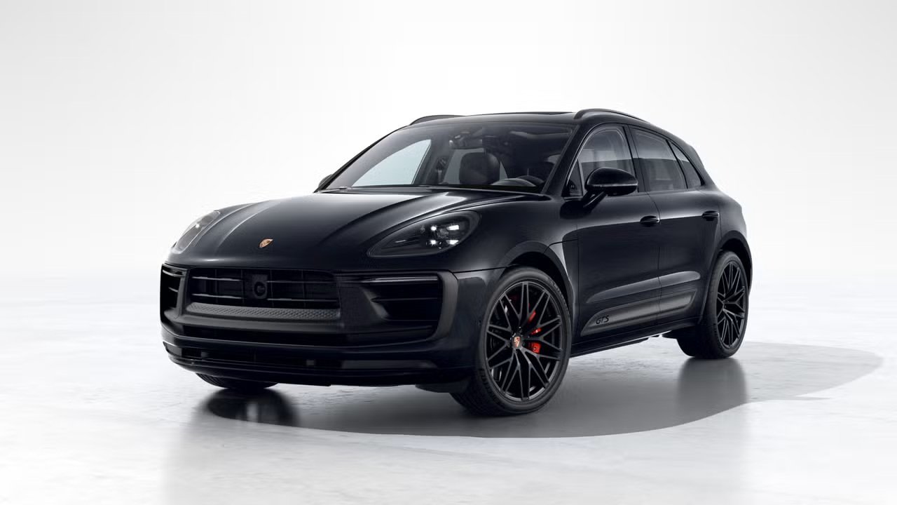 Jet Black Metallic 2025 Porsche Macan GTS AWD SUV / Crossover All-Wheel Drive Automatic