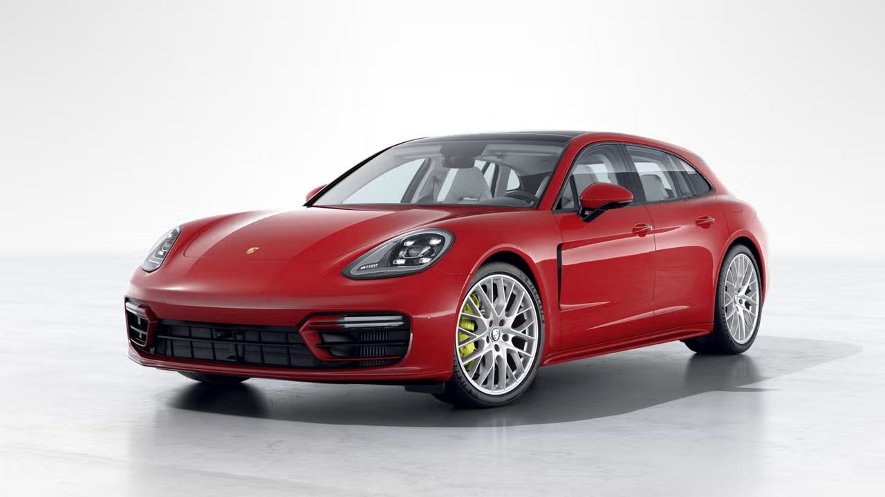 Carmine Red 2023 Porsche Panamera 4 Sport Turismo AWD Sedan All-Wheel Drive Automatic