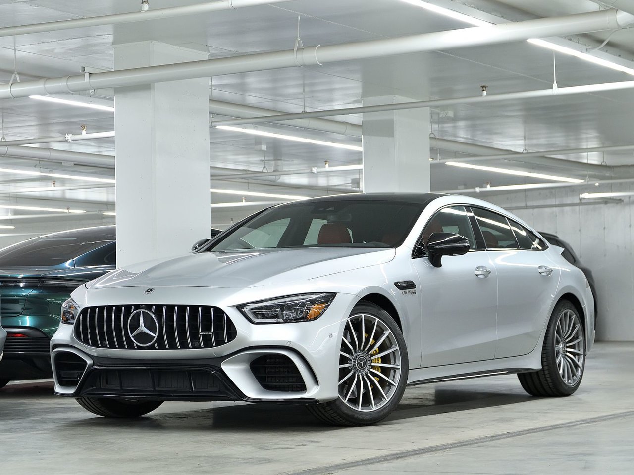Silver 2020 Mercedes-Benz AMG GT 63 S 4MATIC AWD Sedan All-Wheel Drive Automatic