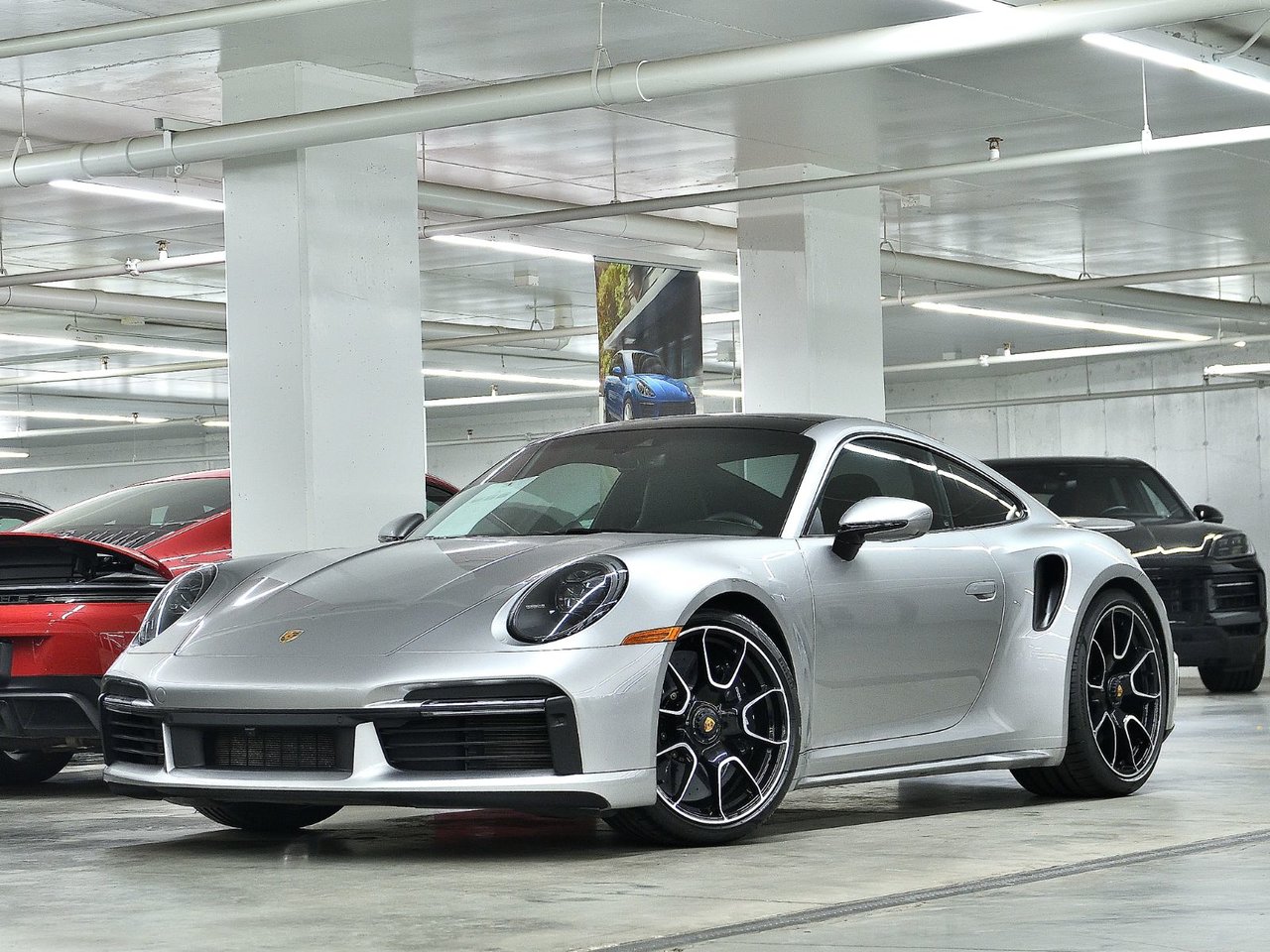 GT Silver Metallic 2021 Porsche 911 Coupe All-Wheel Drive Automatic