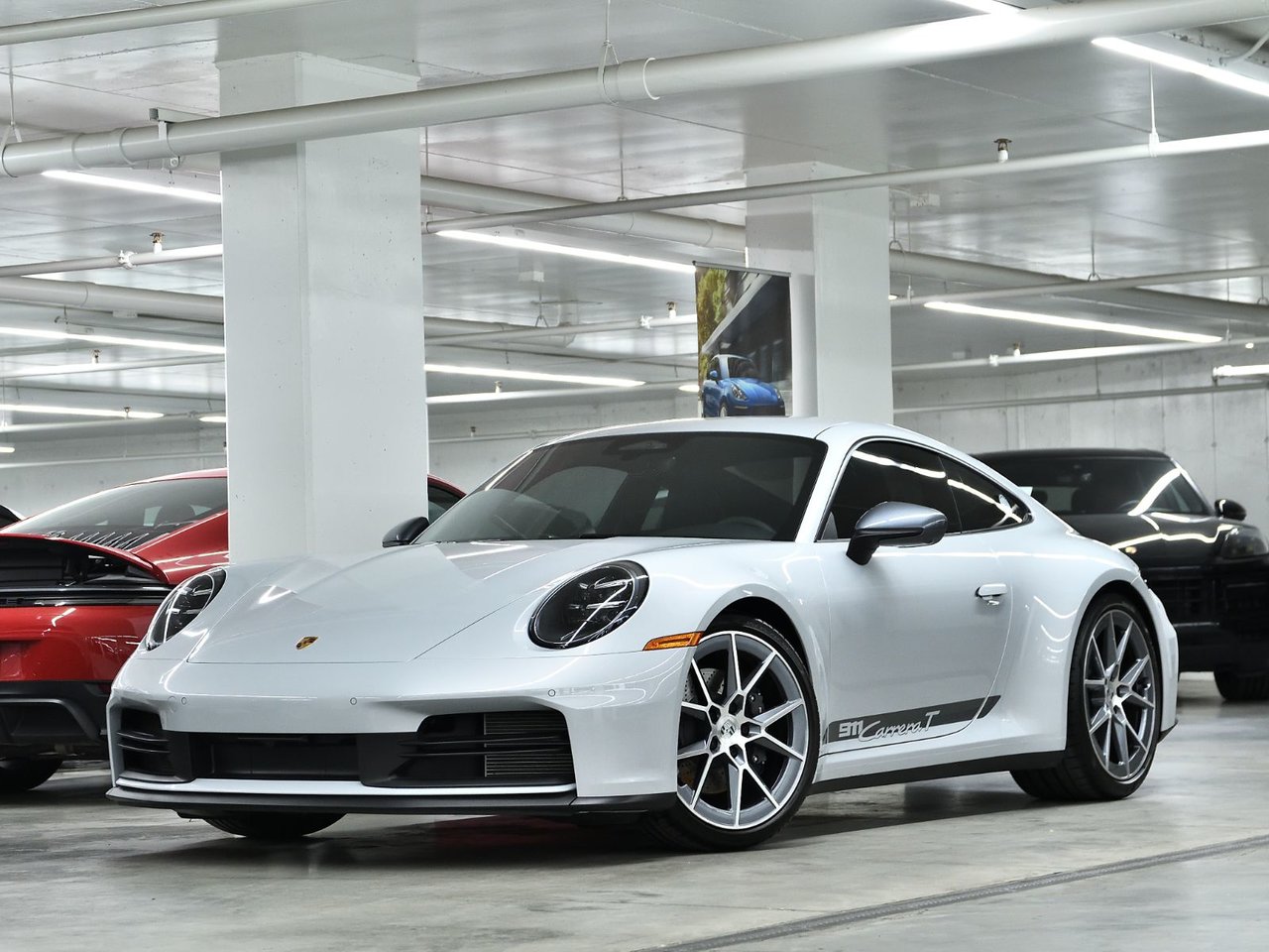 Gray (Ice Grey Metallic) 2026 Porsche 911 Coupe Rear-Wheel Drive 