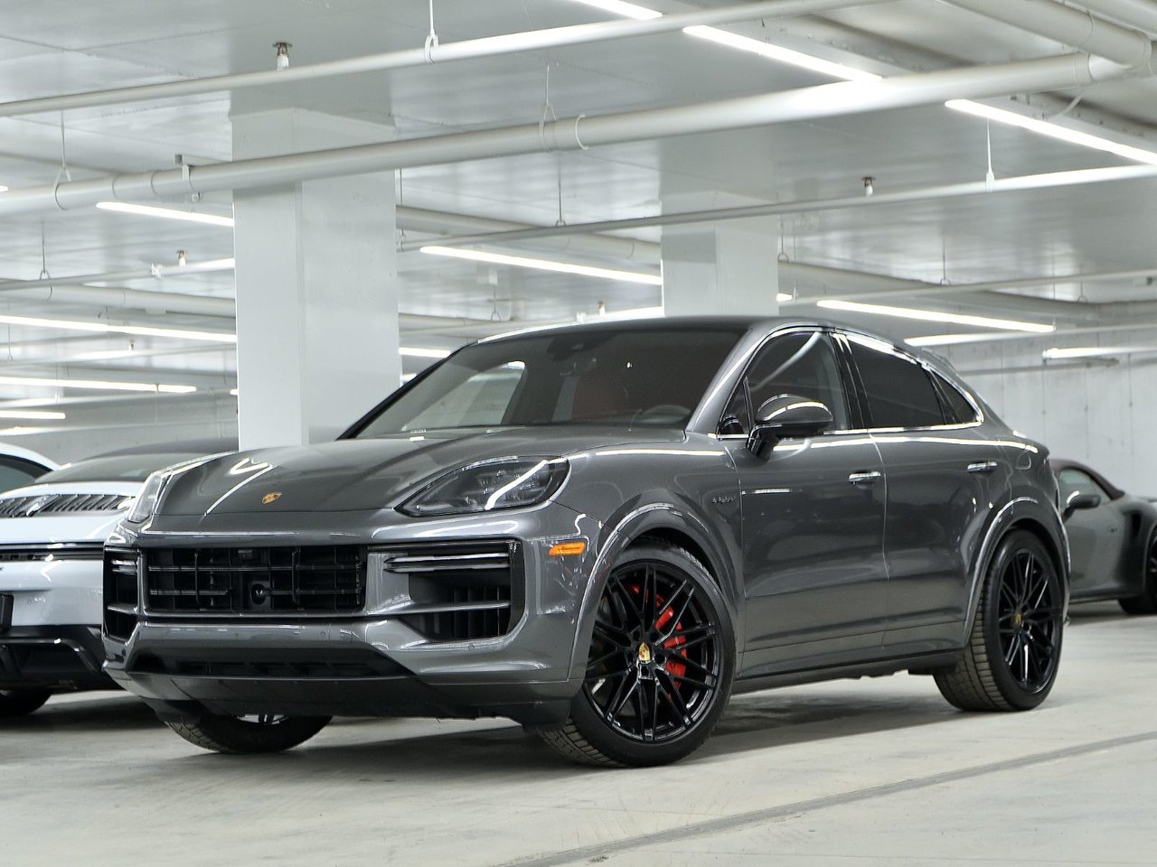 Gray (Quarzite Grey Metallic) 2024 Porsche Cayenne Coupe Coupe All-Wheel Drive Automatic