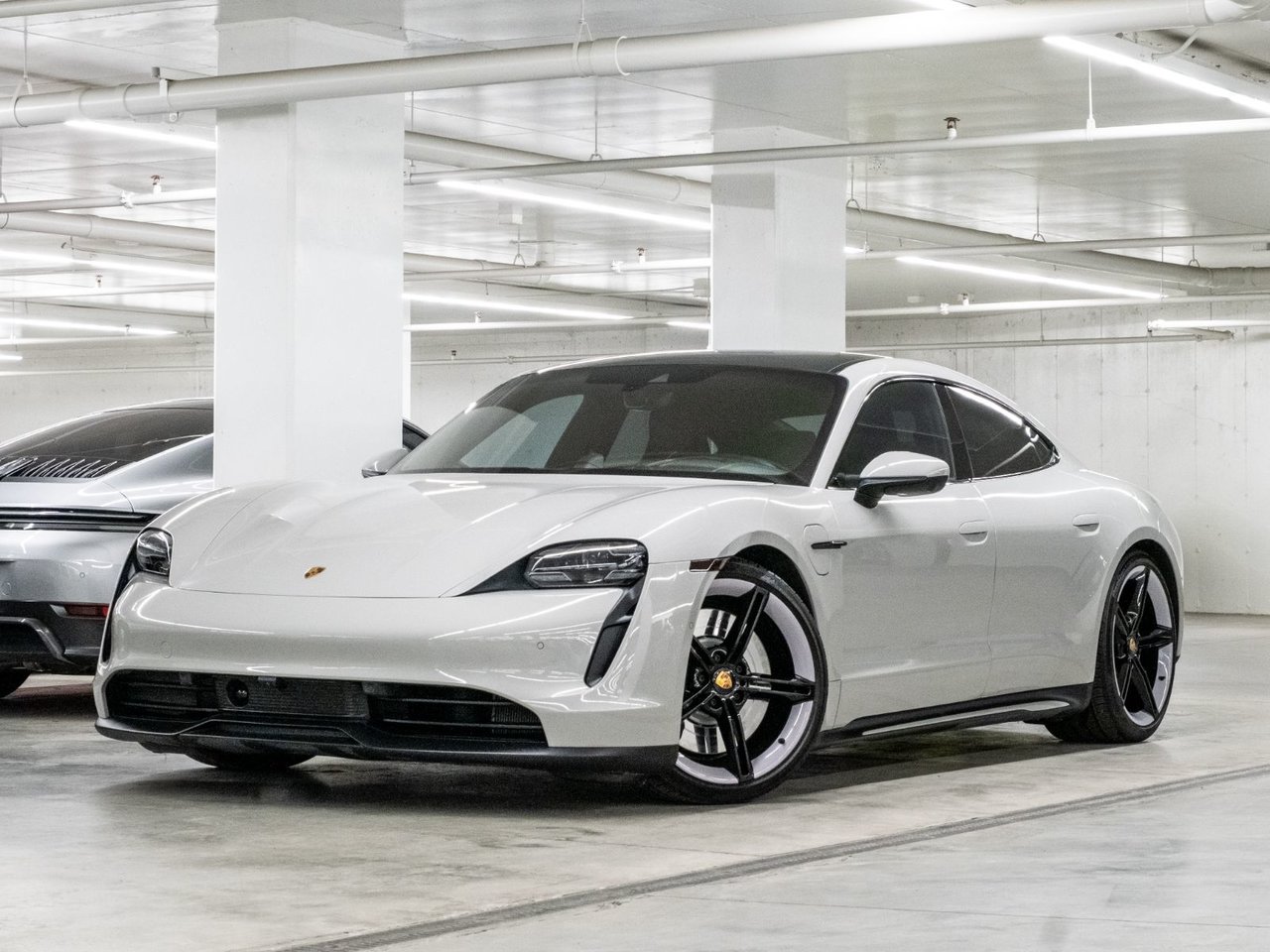 Chalk 2024 Porsche Taycan Sedan All-Wheel Drive Automatic