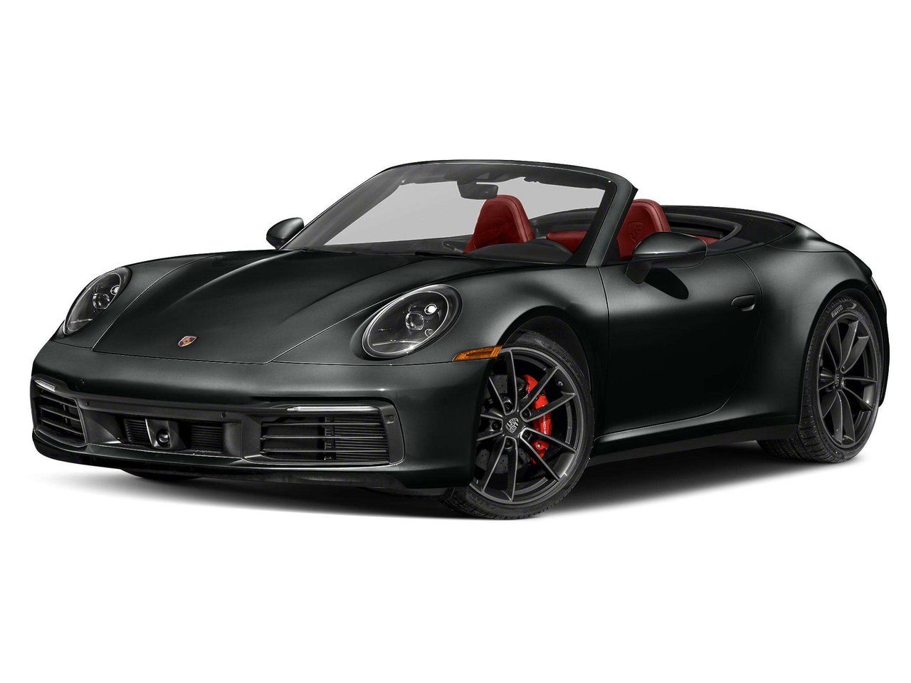 Jet Black Met 2022 Porsche 911 Convertible Rear-Wheel Drive Automatic