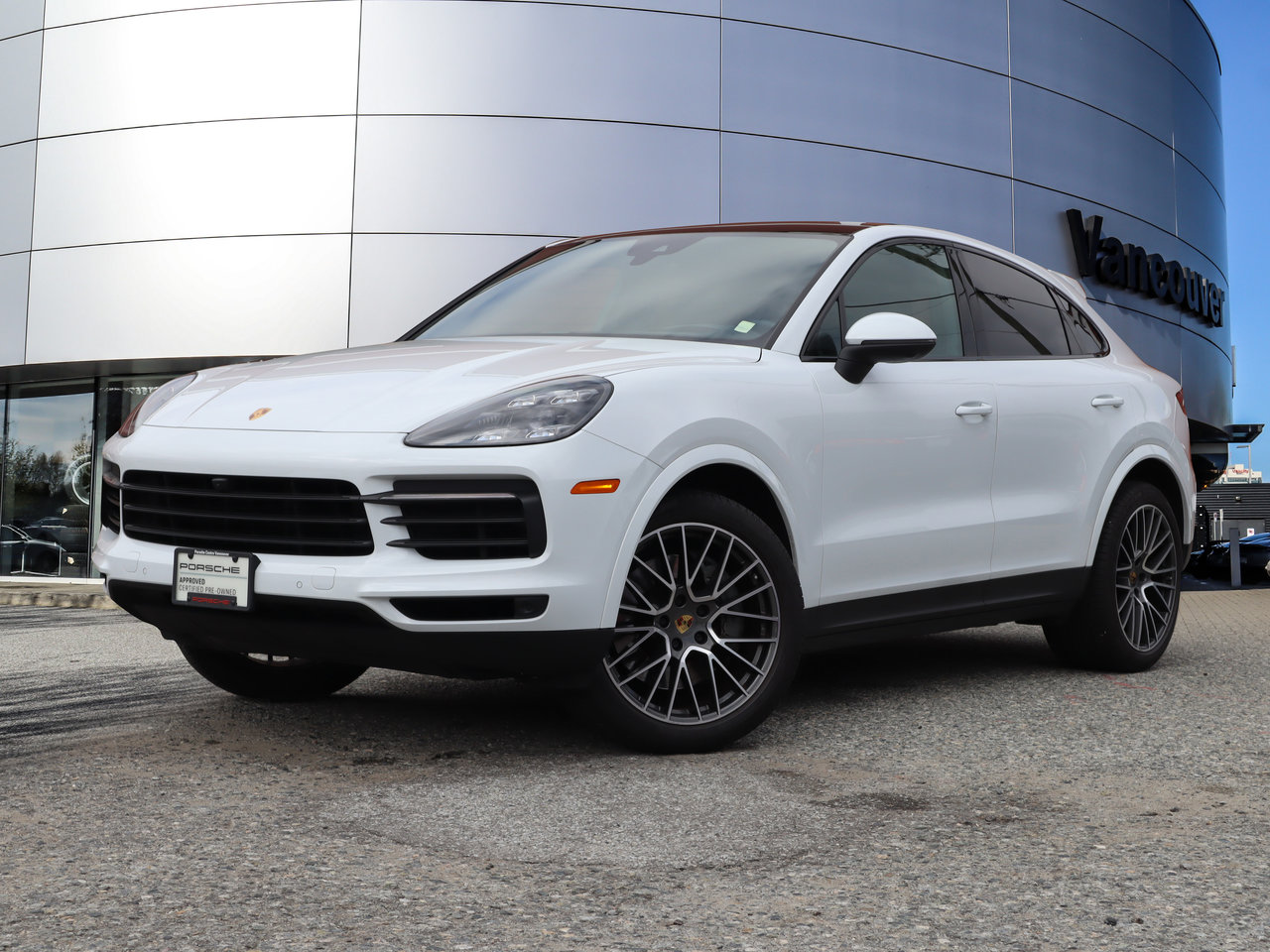 Carrara White Met 2020 Porsche Cayenne Coupe Coupe All-Wheel Drive Automatic