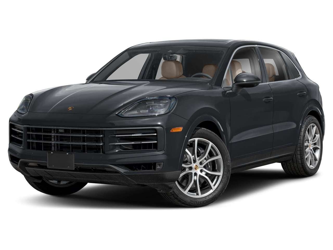 Chromite Black Metallic 2024 Porsche Cayenne SUV / Crossover All-Wheel Drive Automatic