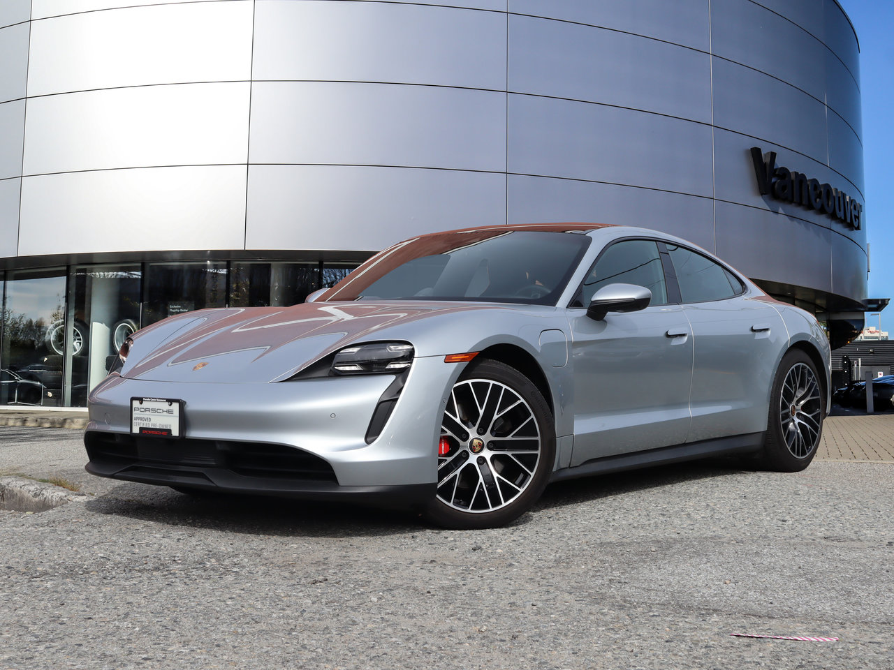 Dolomite Silver MET 2020 Porsche Taycan Sedan All-Wheel Drive Automatic