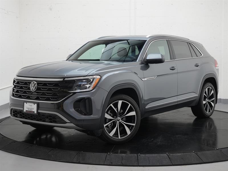 Gray (Platinum Grey Metallic with black roof) 2024 Volkswagen Atlas Cross Sport SUV / Crossover  Automatic