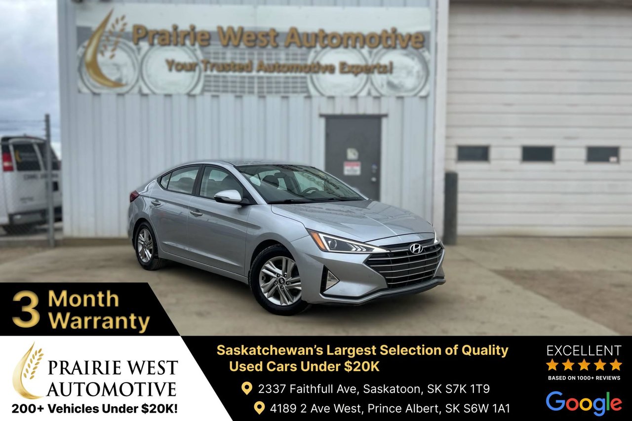 2020 Hyundai Elantra Preferred FWD Sedan All-Wheel Drive Automatic
