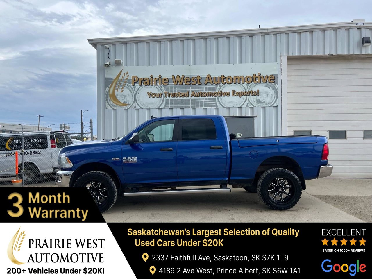 2018 RAM 2500 SLT Crew Cab 4WD Pickup Truck Four-Wheel Drive Automatic
