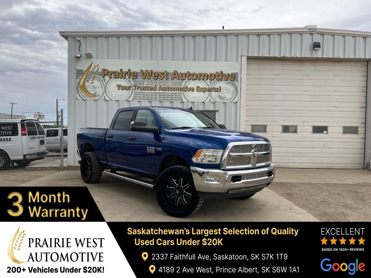2018 RAM 2500 SLT Crew Cab 4WD