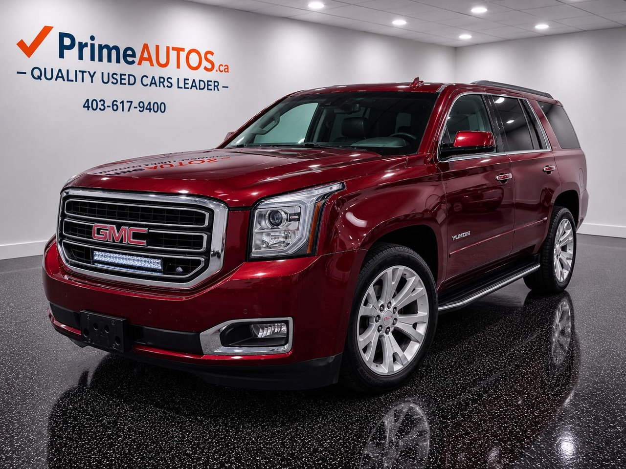Red 2019 GMC Yukon SLT 4WD SUV / Crossover Four-Wheel Drive Automatic