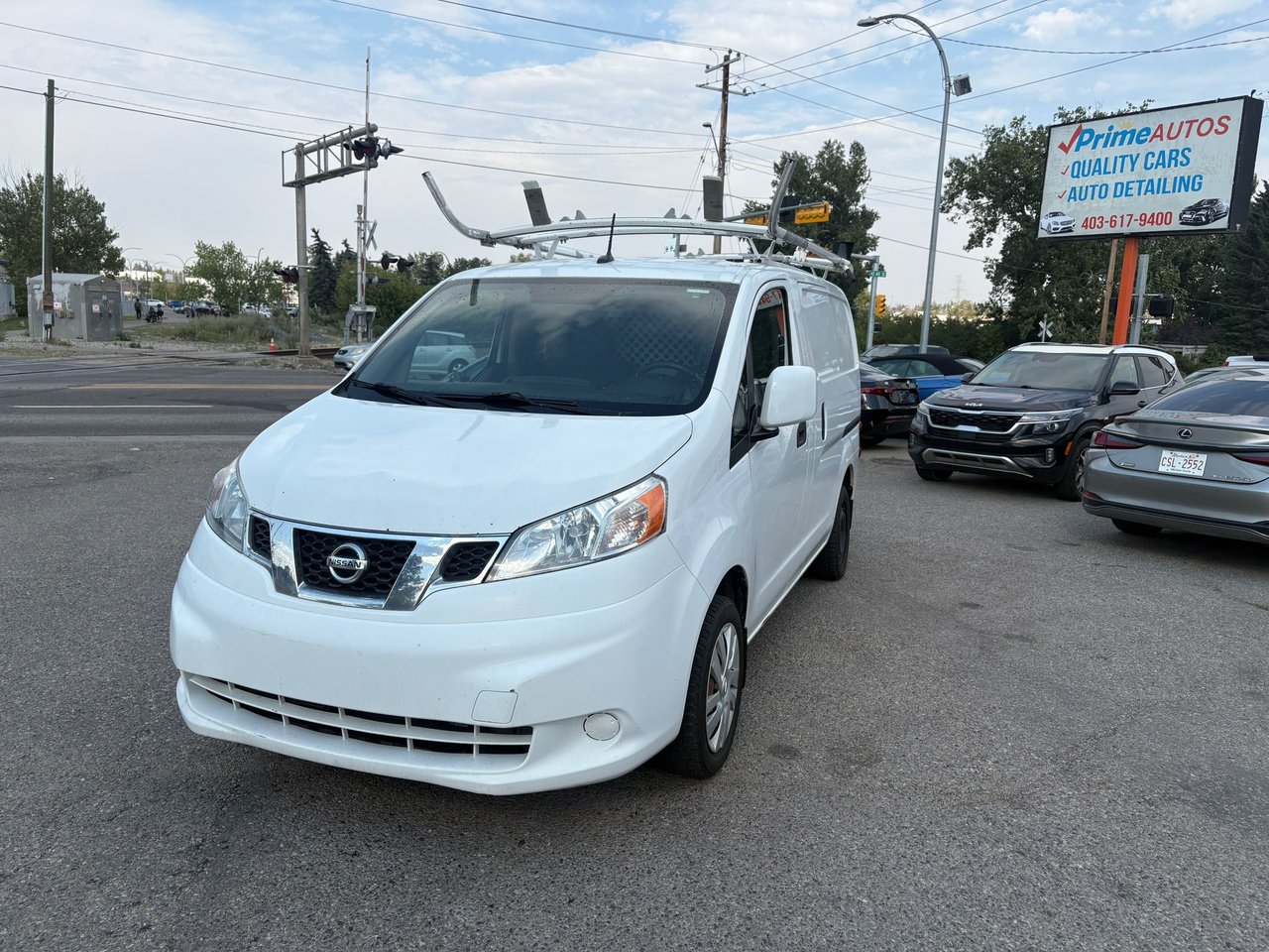 White 2015 Nissan NV200 Van  