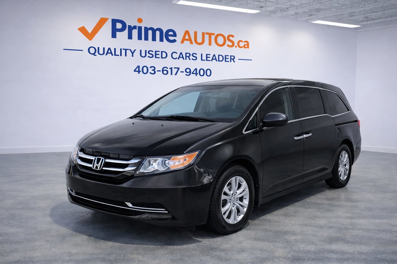 Black 2016 Honda Odyssey Minivan Front-Wheel Drive Automatic