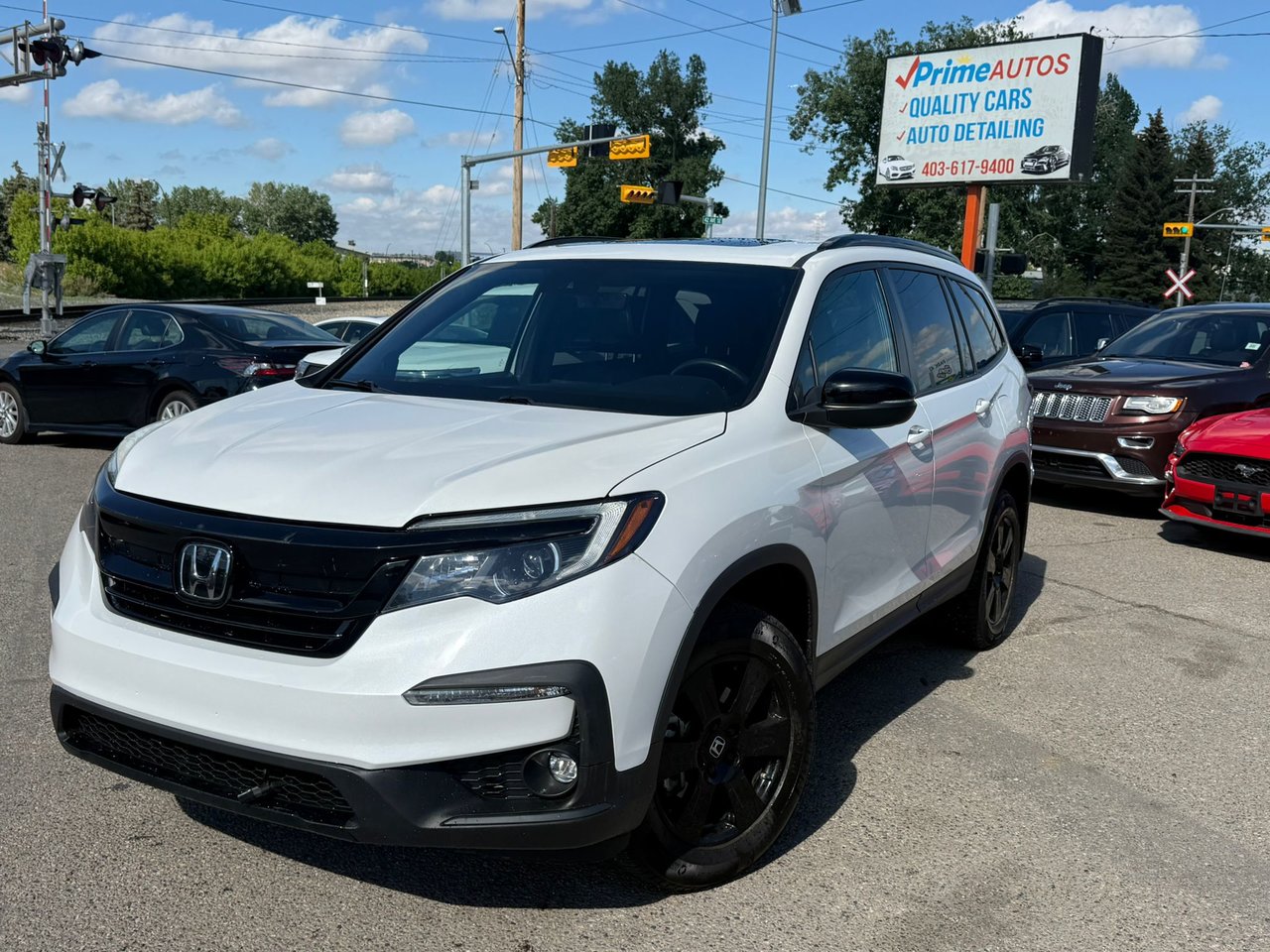 White 2022 Honda Pilot SUV / Crossover All-Wheel Drive Automatic