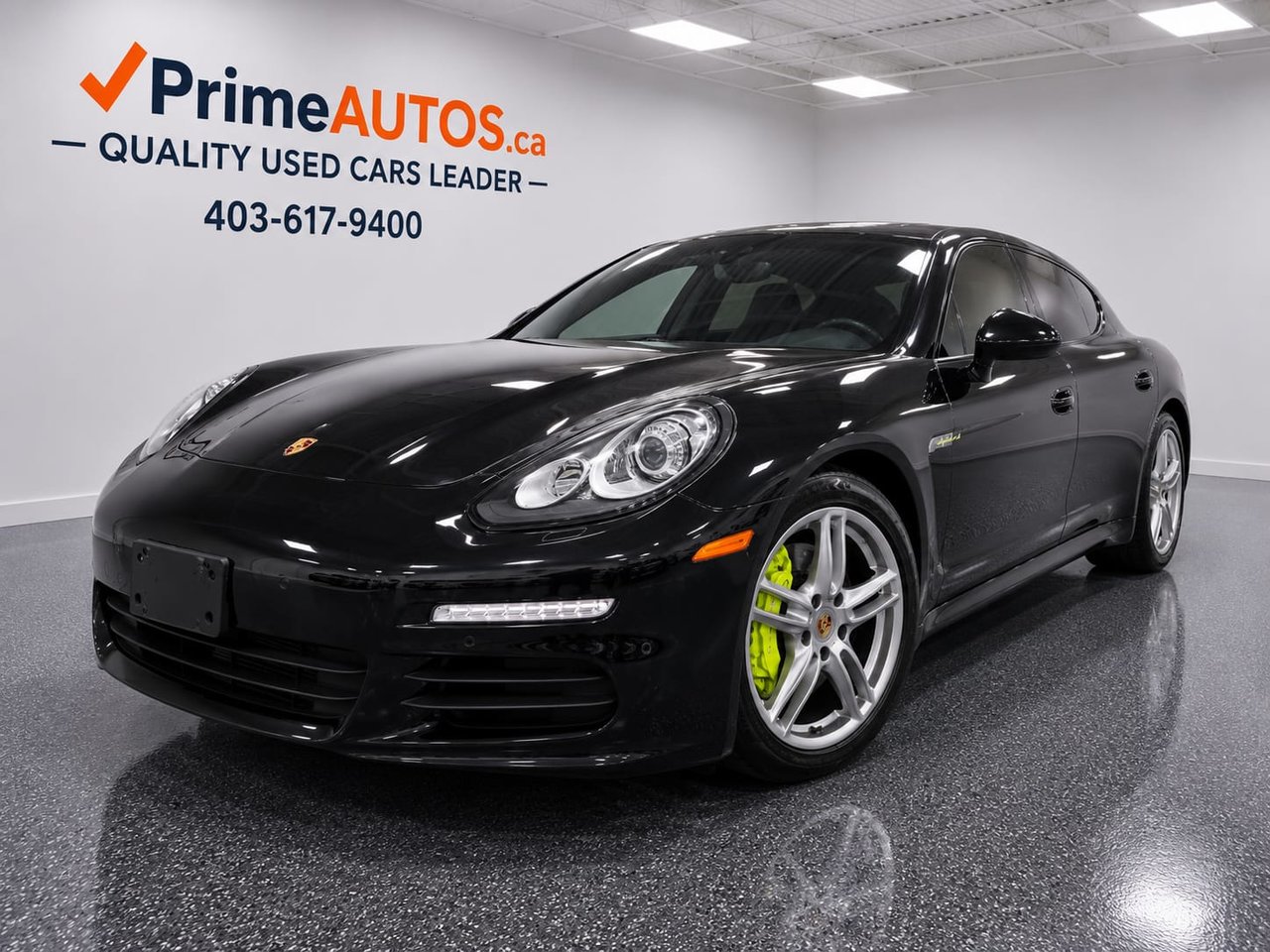 Black 2014 Porsche Panamera Sedan  Automatic