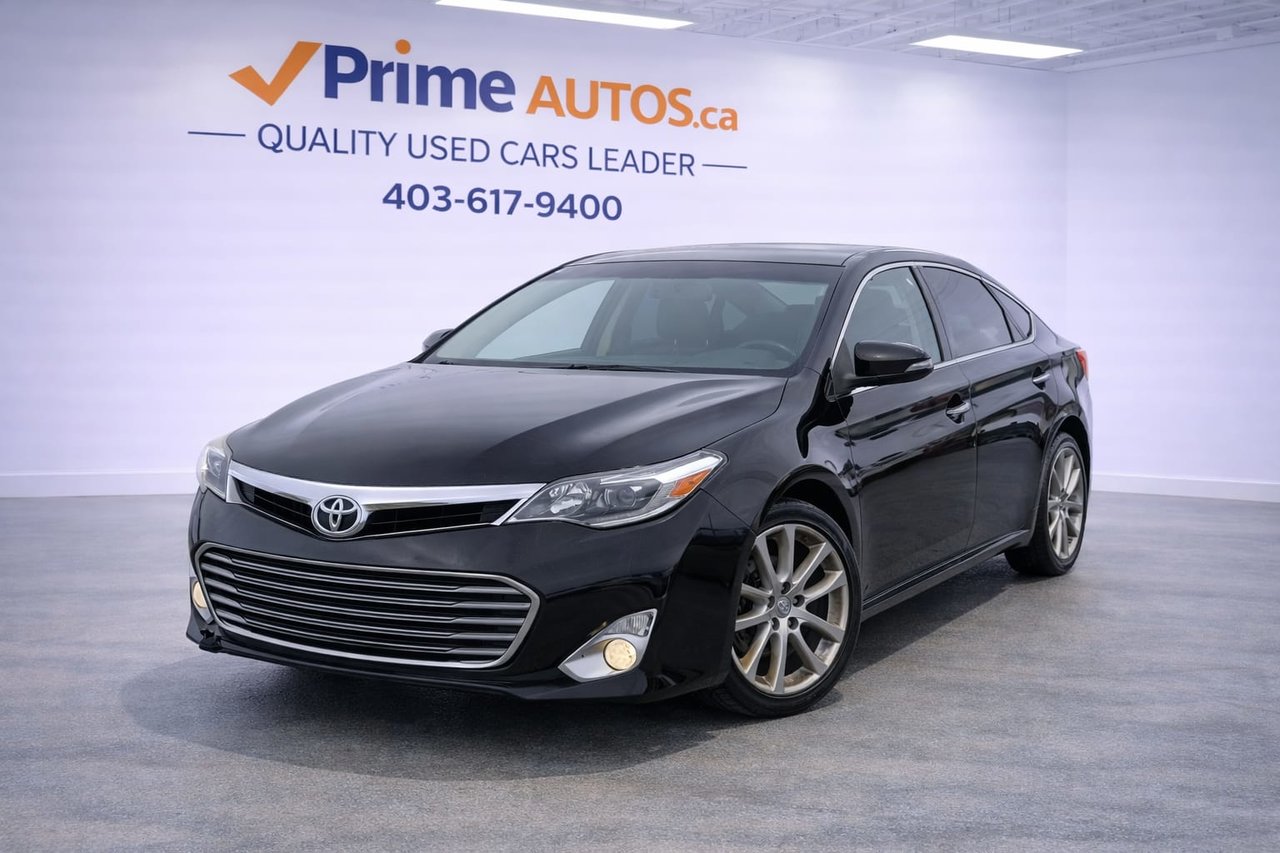 Black 2015 Toyota Avalon Sedan Automatic