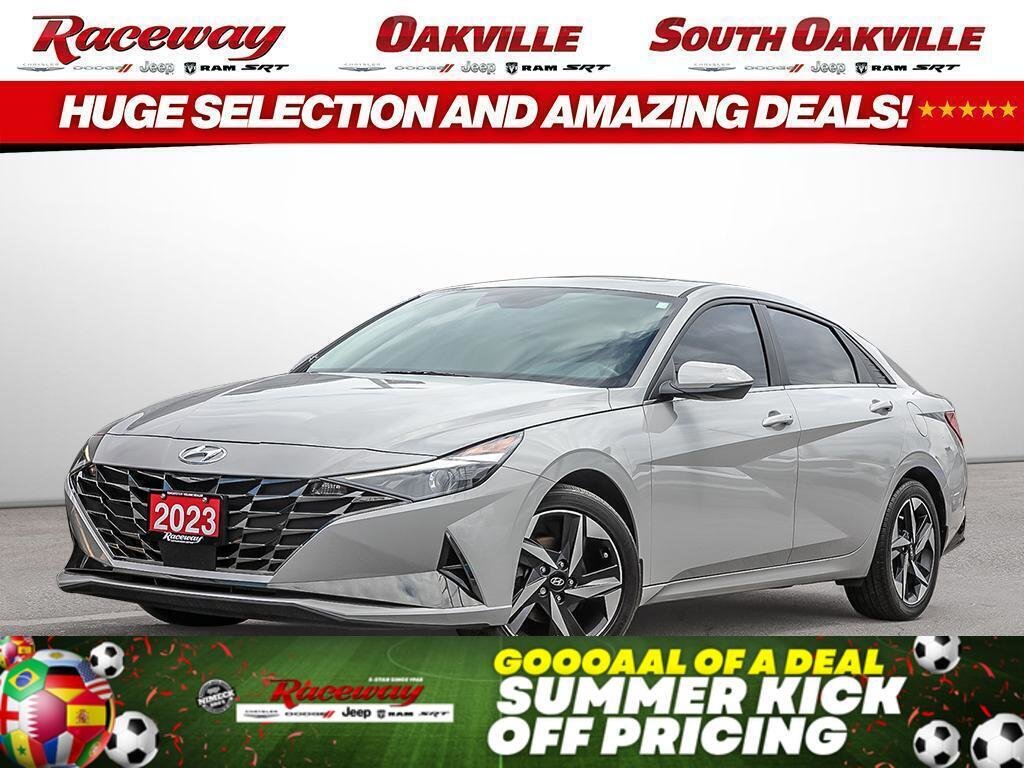 Gray 2023 Hyundai Elantra Luxury FWD Sedan Continuously Variable Transmission