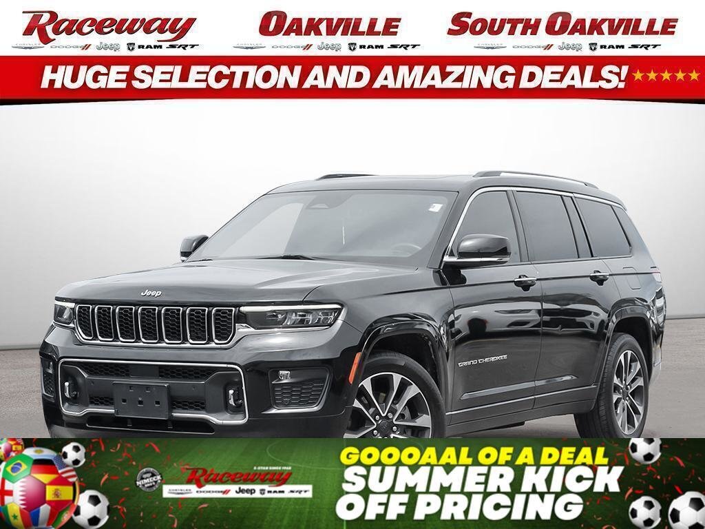 Black 2022 Jeep Grand Cherokee L Overland 4WD SUV / Crossover Four-Wheel Drive Automatic
