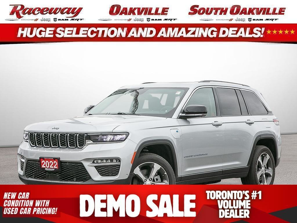 Silver 2022 Jeep Grand Cherokee 4xe 4WD SUV / Crossover Four-Wheel Drive Automatic