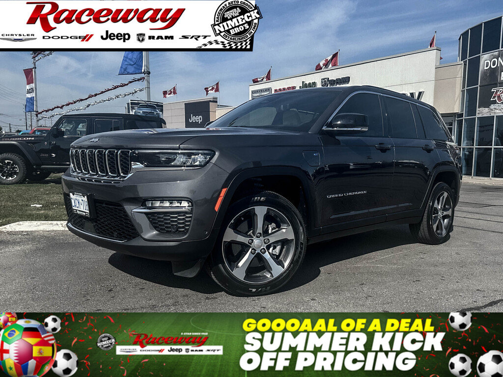 Gray 2022 Jeep Grand Cherokee 4xe 4WD SUV / Crossover Four-Wheel Drive Automatic