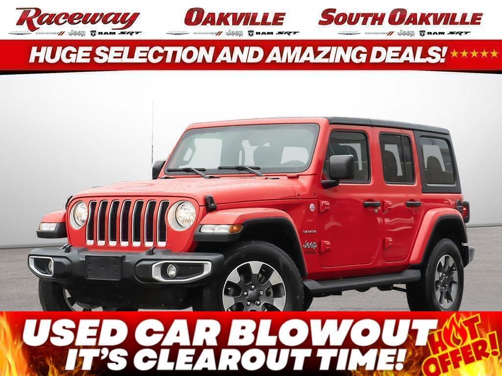 Red 2021 Jeep Wrangler Unlimited Sahara 4WD SUV / Crossover Four-Wheel Drive Automatic