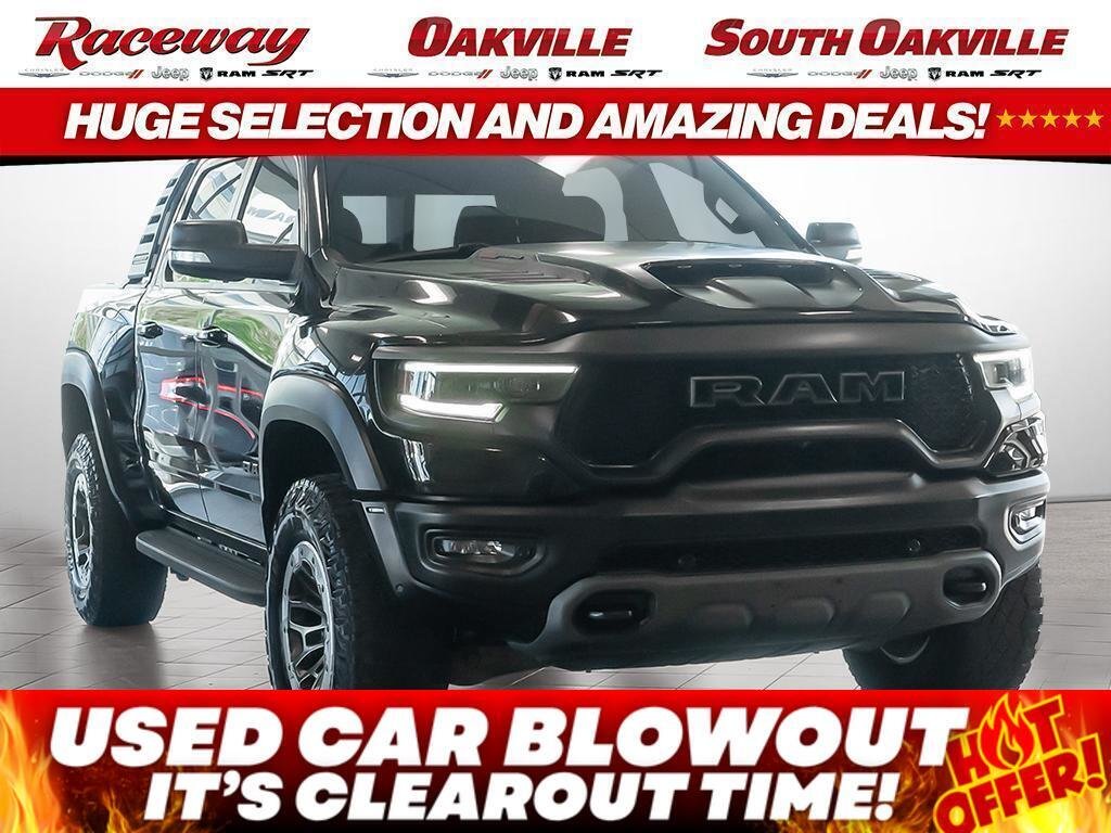 Black 2021 RAM 1500 TRX Crew Cab 4WD Pickup Truck All-Wheel Drive Automatic