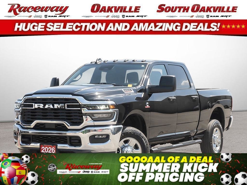 Black 2026 RAM 2500 Tradesman Crew Cab 4WD Pickup Truck Four-Wheel Drive Automatic