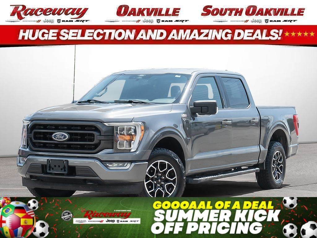 Gray 2021 Ford F-150 Pickup Truck Four-Wheel Drive Automatic