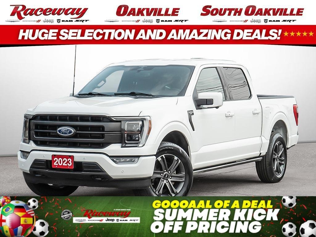 White 2023 Ford F-150 Pickup Truck Four-Wheel Drive Automatic