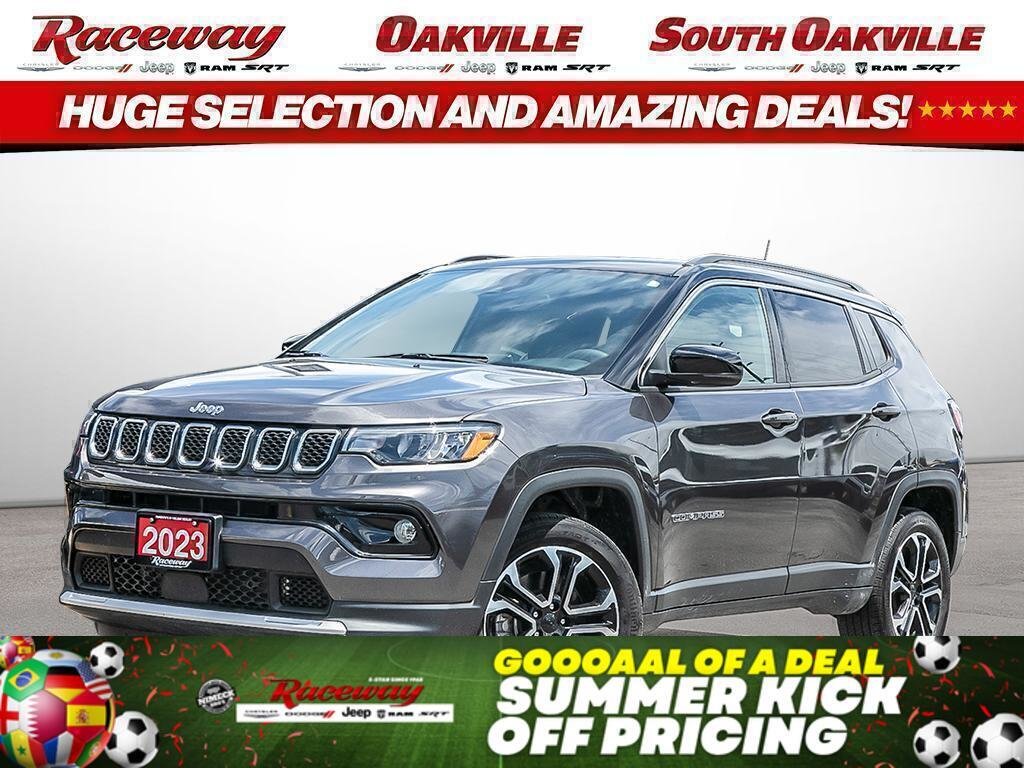 Gray 2023 Jeep Compass SUV / Crossover Four-Wheel Drive Automatic
