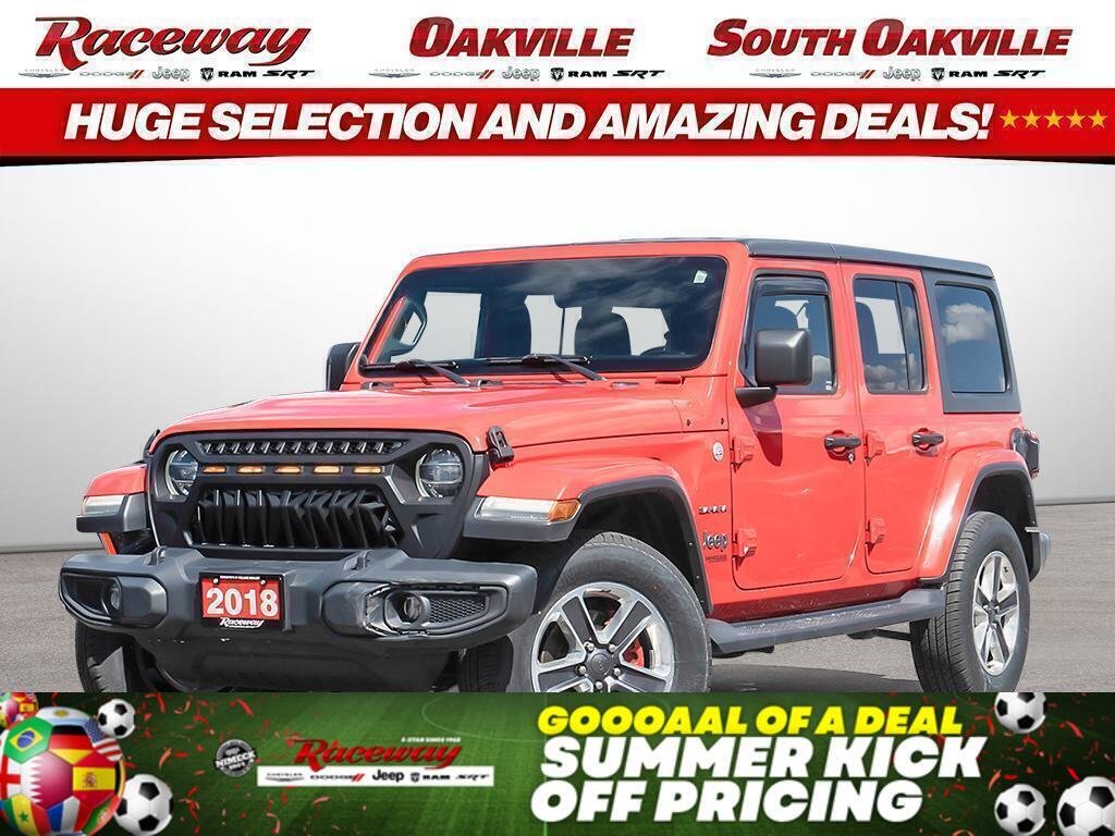 Red 2018 Jeep Wrangler SUV / Crossover Four-Wheel Drive Automatic