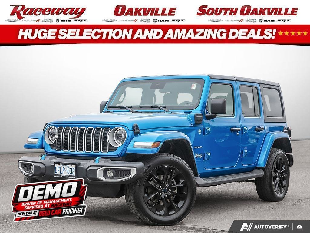 Blue 2024 Jeep Wrangler 4xe SUV / Crossover Four-Wheel Drive Automatic