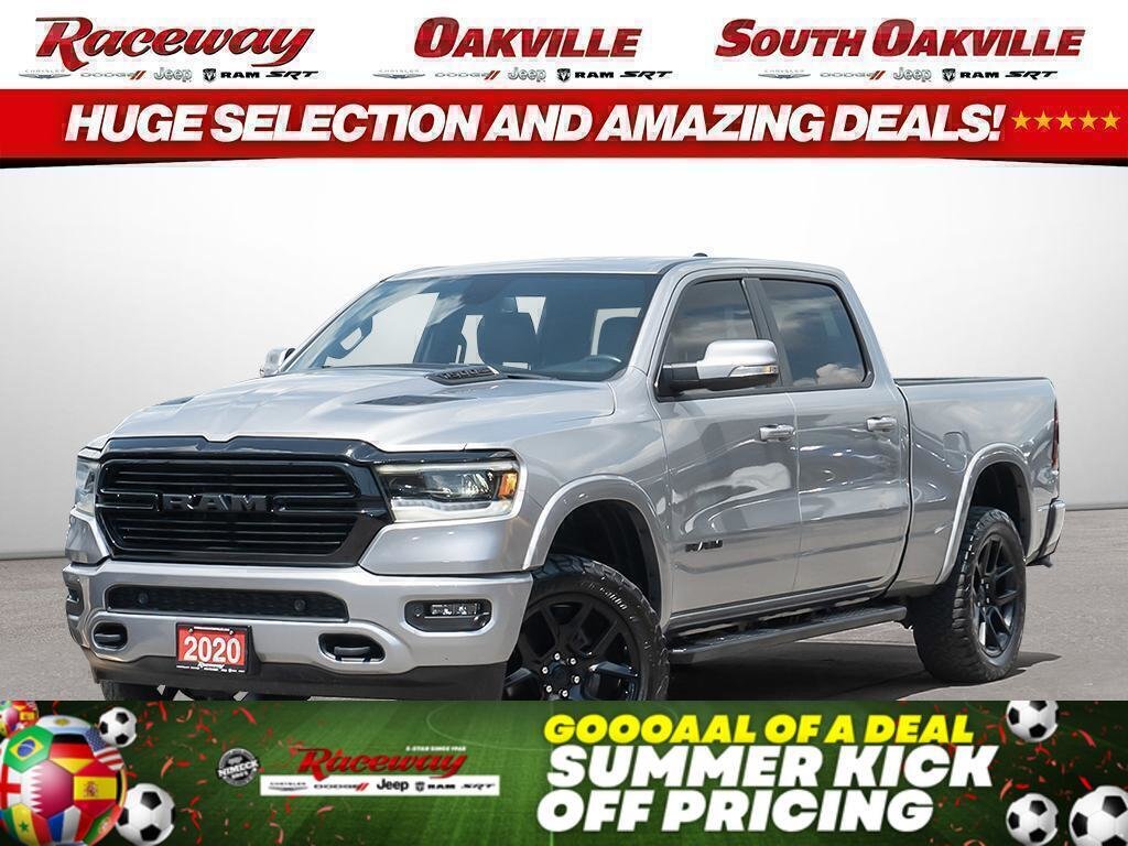 Silver 2020 RAM 1500 Pickup Truck Four-Wheel Drive Automatic
