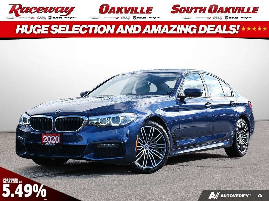 Blue 2020 BMW 5 Series Sedan All-Wheel Drive Automatic