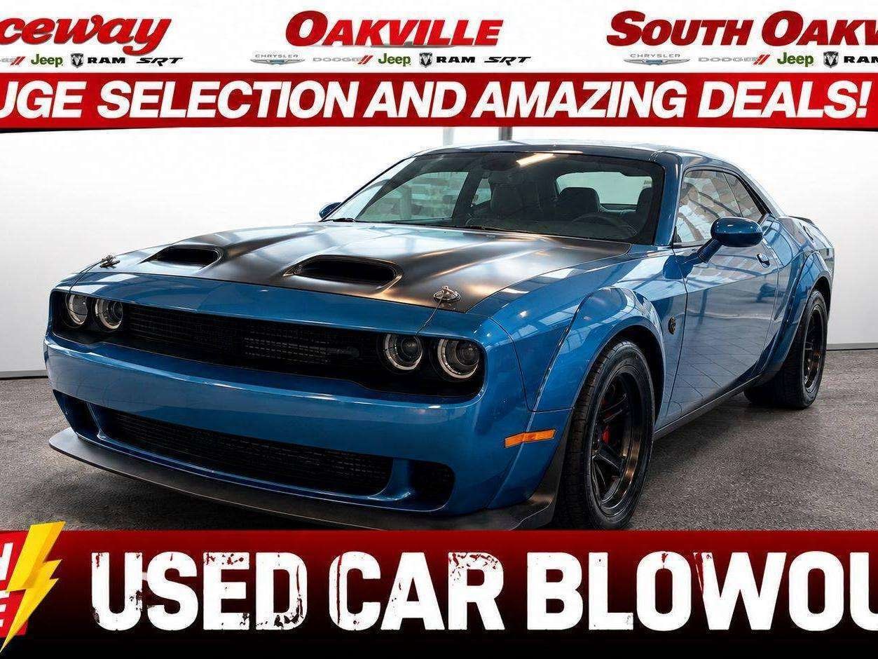Gray 2022 Dodge Challenger Coupe Rear-Wheel Drive Automatic
