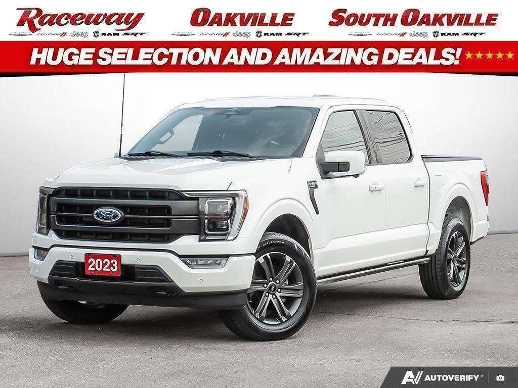 White 2023 Ford F-150 Pickup Truck Four-Wheel Drive Automatic
