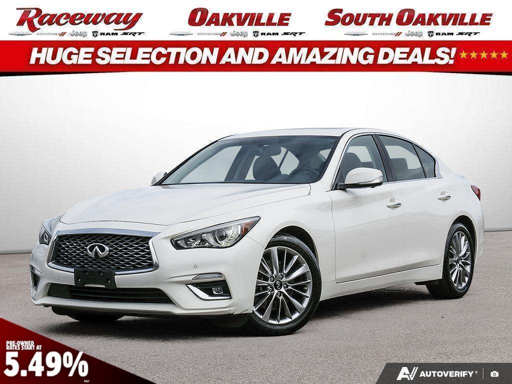 White 2024 INFINITI Q50 Sedan All-Wheel Drive Automatic