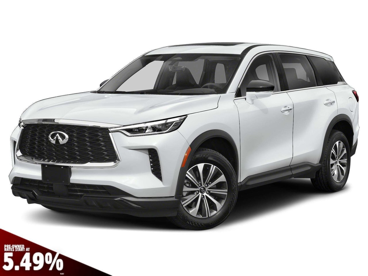 White 2024 INFINITI QX60 SUV / Crossover All-Wheel Drive Automatic